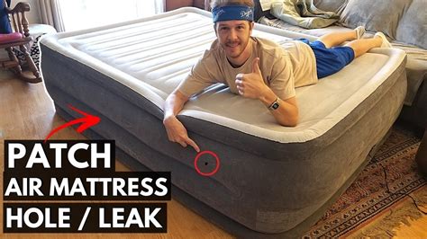 how to fix an air mattress leak|How to Repair a Leaky Air Mattress